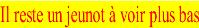 Il reste un jeunot à voir plus bas